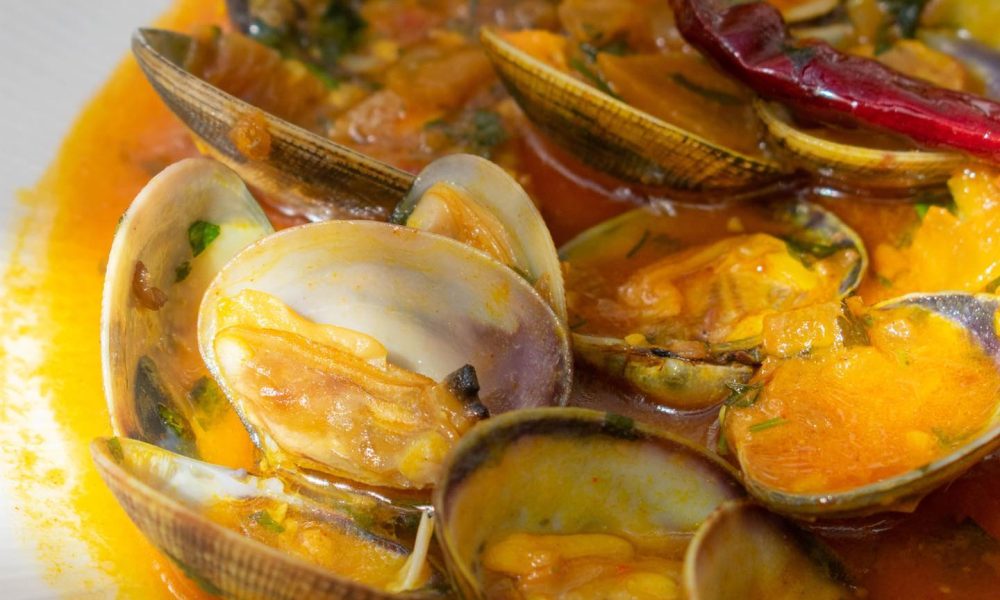 almejas a la marinera